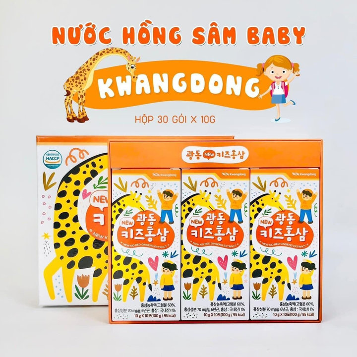 Nước Hồng Sâm Baby Kwangdong Giúp Trẻ Cao Lớn Dành Cho Bé Từ 1 Tuổi Trở Lên Ad589- ánh Dương