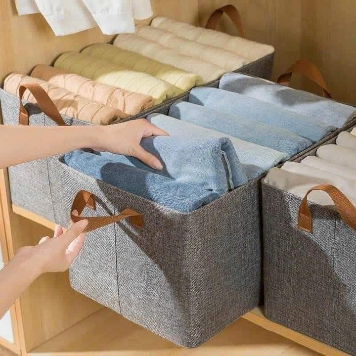 Hộp đựng Quần áo Kích Thước 47*28*20cm, Hàng 2 Lớp Tiện Dụng
