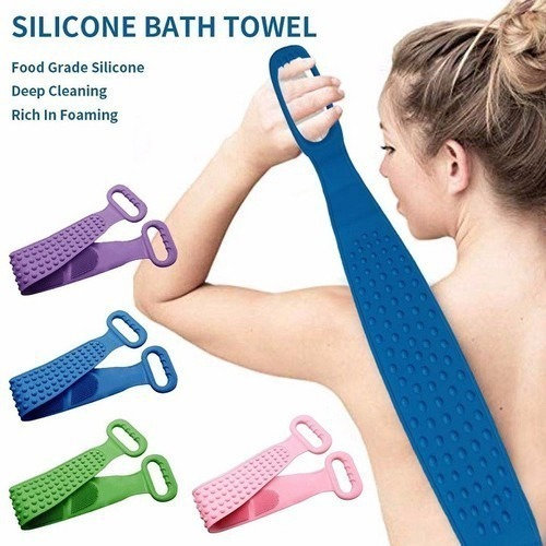 Dây Chà Lưng 2 Mặt Bằng Silicon Tiện Lợi