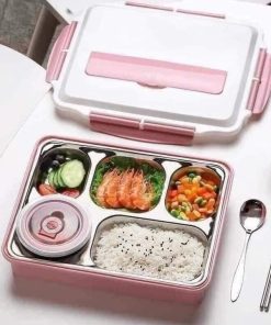 Hộp Cơm Inox 5 Ngăn Có Nắp đậy