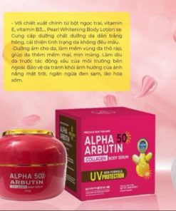 Kem Dưỡng Trắng Da Chống Nắng Alpha Arbutin Collagen Body Thái Lan 250Gr Mẫu Mới – Gdn