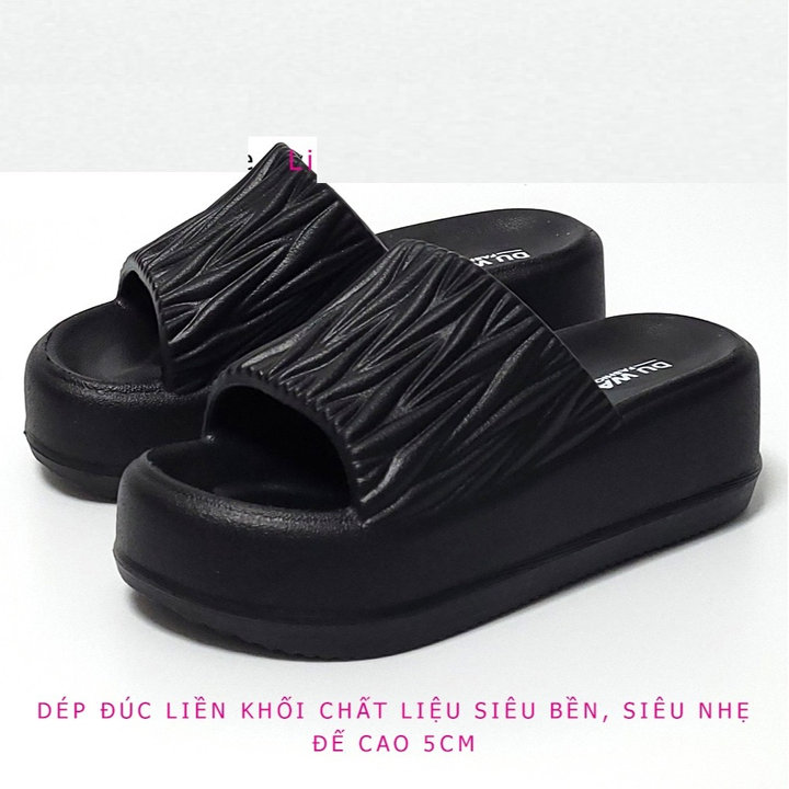 Dép Nữ đế Cao 5cm, đúc Liền Khối Siêu Nhẹ Sn289 -duwa