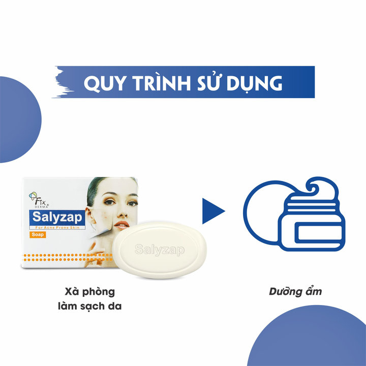 Xà Phòng Giúp Giảm Mụn Và Làm Sạch Da Salyzap Soap -fixderma 75g