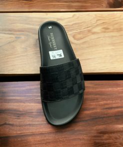 Dép Da Nam Burberry Cao Cấp, Mẫu Mới 2024