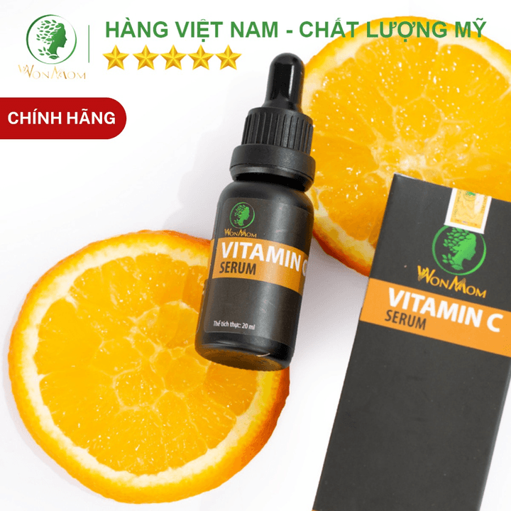 Serum Vitamin C Trắng Da, Sạch Nám Wonmom 20ml