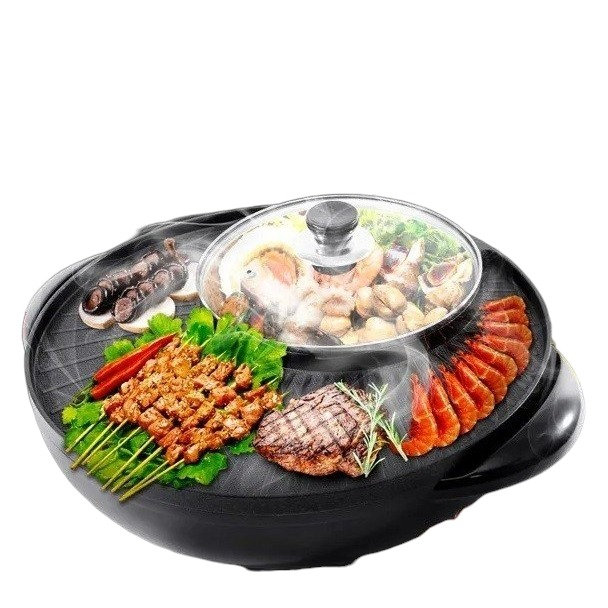Bếp điện Lẩu Nướng đa Năng 2in1 Tiện ích