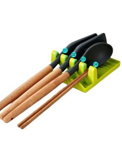 Giá Gác Muỗng, đũa, Nắp Nồi Bằng Nhựa Nhà Bếp