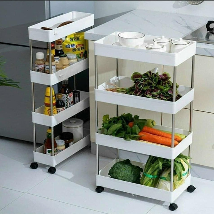 Kệ đa Năng 4 Tầng Có Bánh Xe Tiện ích