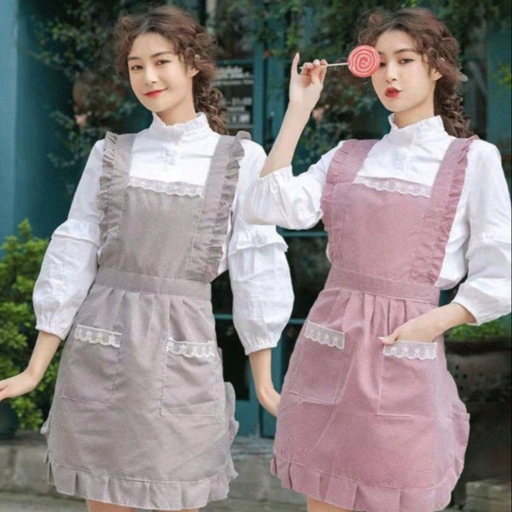 Tạp Dề Công Chúa Có Ren Cao Cấp ( 62×78 Cm ) Chống Thấm Chống Nước – Shop Mẹ Bống