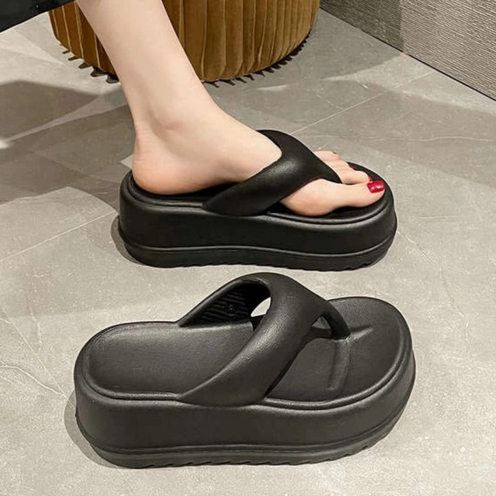 Kẹp Tông Nữ Cao 5 Cm, Siêu Nhẹ, Siêu êm, Lên Chân Sang Chảnh- Haanh