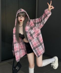 áo Khoác Sơ Mi Caro Có Mũ Rộng Vải Kate Bố Dày Dặn Nam Nữ đều Mặc được Chống Nắng Tốt Ut40 – Phương Store