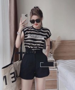 áo Croptop Sọc Ngang Thun Gân Dày Dặn – Kim