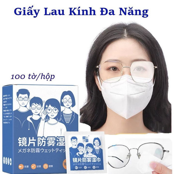 Khăn Giấy Lau Kính Thường, Kính Cận Nano Tiện ích