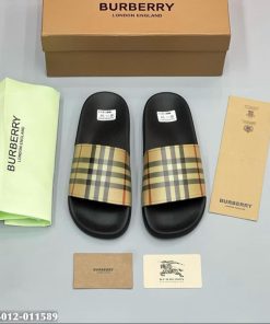 Dép Burberry Mẫu Mới Quai Ngang đi êm Chân Hottrend 2024