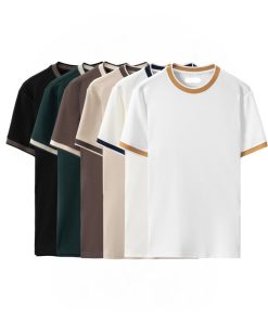 áo Thun Nam Deline Cổ Tròn Vải Cotton Pique Dày Dặn, Mềm Mịn, Trẻ Trung – Tuto5