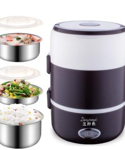 Hộp Cơm Cắm điện Hâm Nóng 3 Tầng Tiện ích