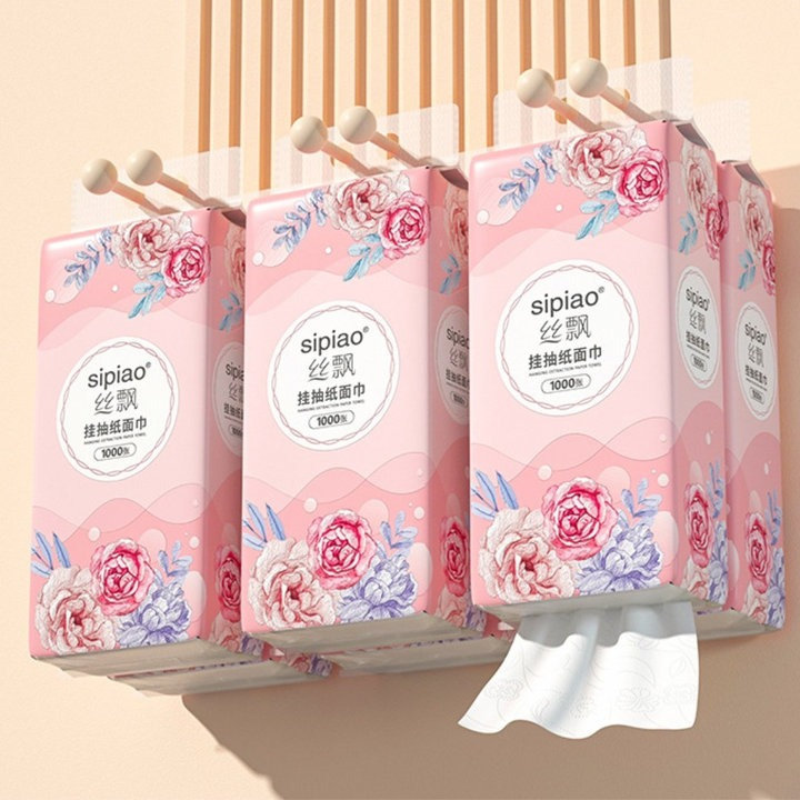 Bịch Giấy Rút Sipiao Chef&chef Tq-hoa Hồng 1000 Tờ – Su