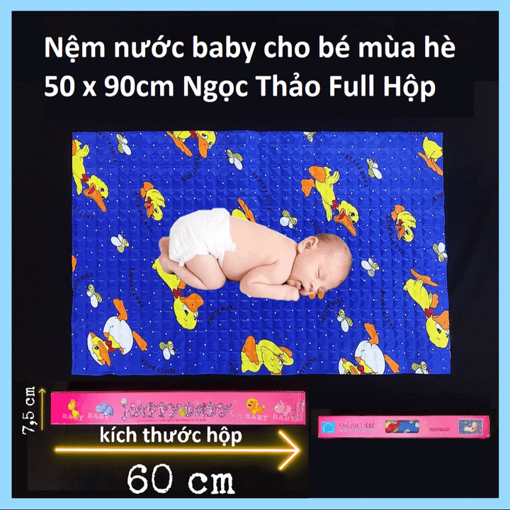 Nệm Nước Baby Cho Bé Mùa Hè 50x90cm – Gdn