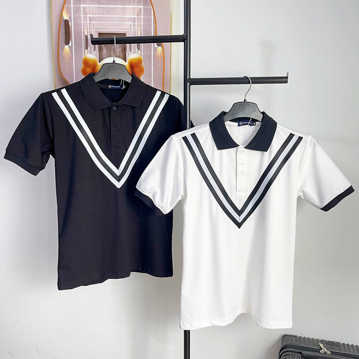 áo Thun Nam Cổ Trụ Viền V Mẫu Mới Cotton – Soo1990