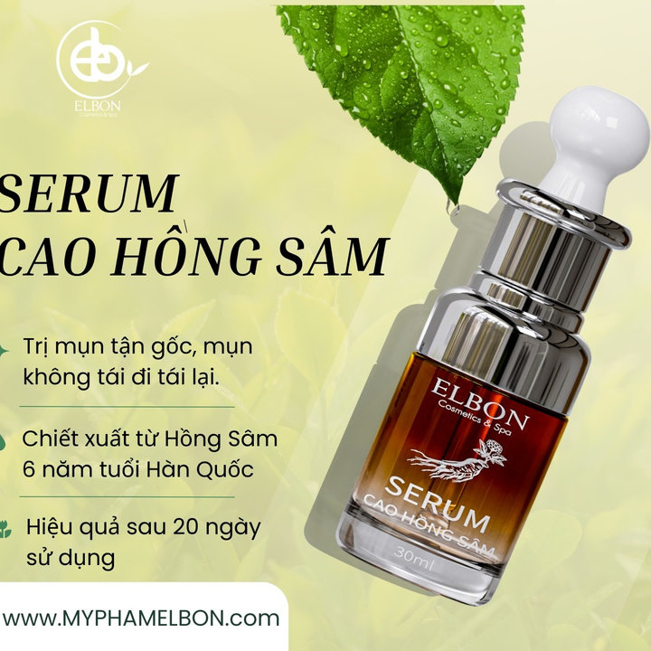 Serum Cao Hồng Sâm 30ml – Elbon