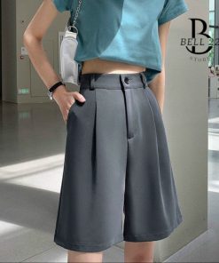 Quần Culottes Dáng Short Quần đùi Nữ ống Rộng Lưng Cao B1556 – Bell22 Store