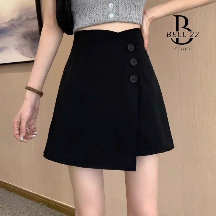 Quần Short Nữ Lưng Cao Phối Nút B1558 – Bel22 Store