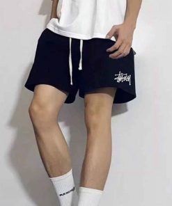Quần Short Nam Nữ Thun Da Cá Stussy Nhỏ – Ausa House