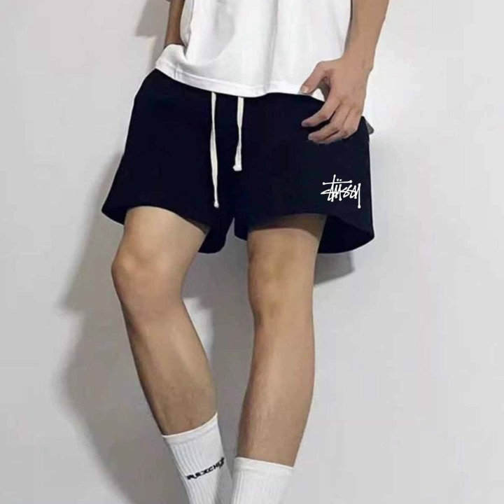 Quần Short Nam Nữ Thun Da Cá Stussy Nhỏ – Ausa House