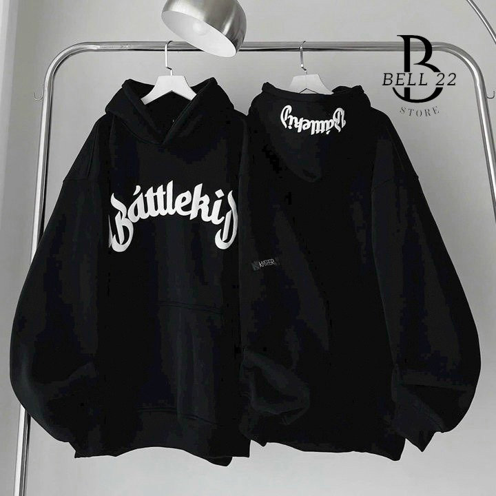 Hoodie Nỉ Unisex Form Rộng Chữ Battlekid B1565 – Bell22 Store