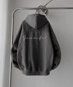 áo Khoác Hoodie Nam Nữ Có Nón Form Rộng Họa Tiết Chữ M Phản Quang Như Hình -htm Faashion