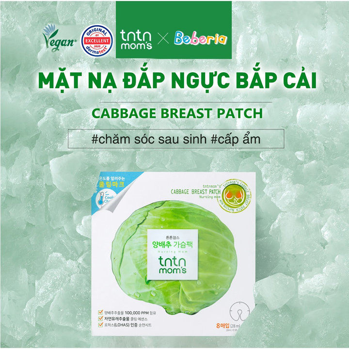 Mặt Nạ Ngực Bắp Cải Tntn Moms Thuần Chay