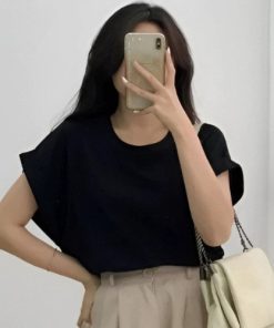 áo Thun Tổ Ong Tay Hến Phong Cách Gu34h- Nana House