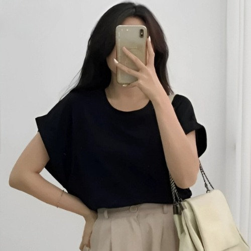 áo Thun Tổ Ong Tay Hến Phong Cách Gu34h- Nana House