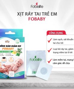 Miếng Dán Giảm Ho Fobaby Cho Bé – Fobelife