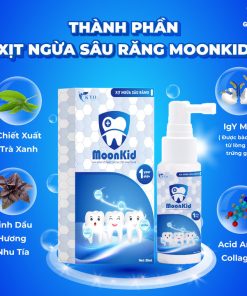 Combo 3 Chai Xịt Ngừa Sâu Răng Bổ Sung Fluor Giúp Răng Chắc Khỏe Moonkid – Kyo Go.era