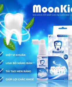 Combo 5 Chai Xịt Ngừa Sâu Răng Bổ Sung Fluor Giúp Răng Chắc Khỏe Moonkid – Kyo Go.era