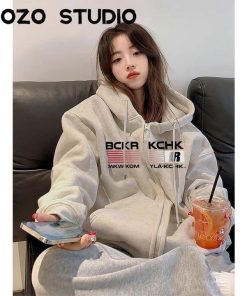 áo Khoác Hoodie Nam Có Nón Phối Khóa Kéo In Chữ Bckr Kchk Chất Nỉ Mịn Dày Cao Cấp -htm Fashion