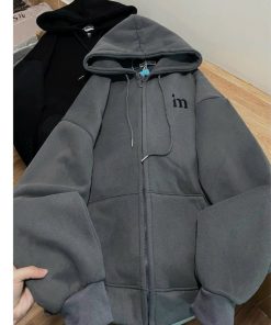 áo Hoodie Nam Nữ Form Rộng Thêu In Có Nón Chất Nỉ Mịn Dày Cao Cấp -htm Fashion