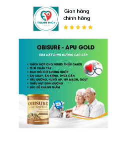 Sữa Hạt Dinh Dưỡng Obisure Apu Gold Bổ Xung Dinh Dưỡng ,ngừa Loãng Xương,tốt Cho Tiêu Hóa – Nano Foo