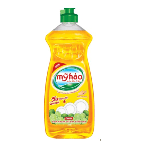 Nước Rửa Chén Mỹ Hảo 5x (chai Trong) Loại 200g