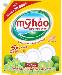 Nước Rửa Chén Mỹ Hảo 5x Chanh (túi Loại 3.6 Kg)