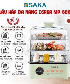 Nồi Lẩu Hấp Thủy Nhiệt đa Năng Osaka Mp-666 Ngon Như Nhà Hàng Chang Kang Kung