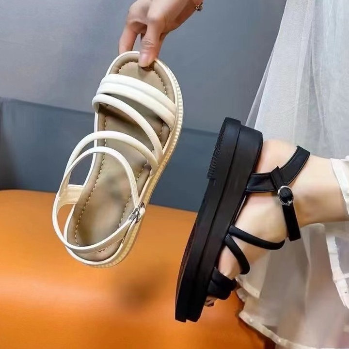 Dép Xăng đan Nữ Cao Cấp đế Cao 5cm, Lên Chân Sang Chảnh- Haanh