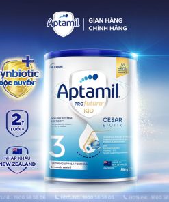 Sữa Bột Aptamil Profutura Kid Cesarbiotik New Zealand Hộp Thiếc Số 3 (800g) Cho Bé Từ 24 Tháng Tuổi