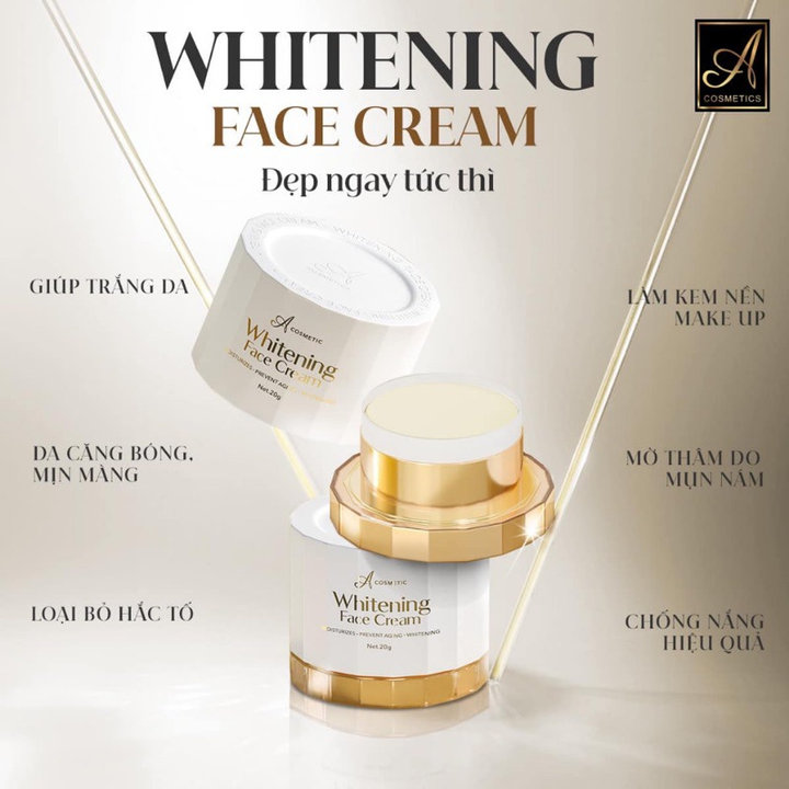 Chính Hãng Face Pháp 2024 A Comsmetics Phương Anh Date Mới Kem Dưỡng Da Mặt Hộp 20g – Gdn