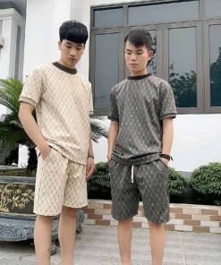 Bộ Quần áo B-c Nam Nữ Cổ Tròn Ngắn Tay Mùa Hè Chất Thun Lạnh Mềm Mát, Thể Thảo Ux – Soo1990