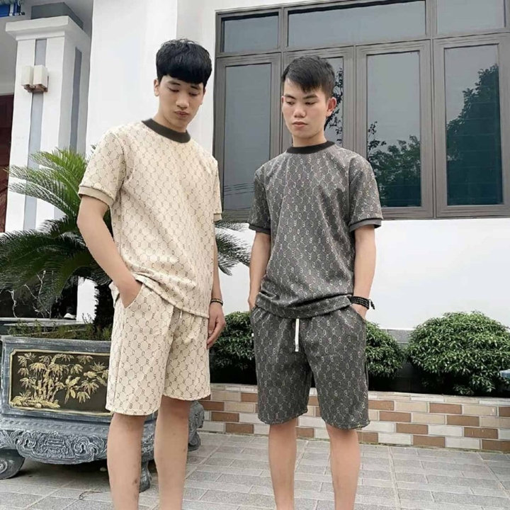 Bộ Quần áo B-c Nam Nữ Cổ Tròn Ngắn Tay Mùa Hè Chất Thun Lạnh Mềm Mát, Thể Thảo Ux – Soo1990
