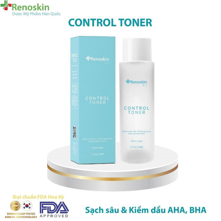 Control Toner: Toner Acid Thế Hệ Mới Sạch Sâu Và Sáng Da Renoskin