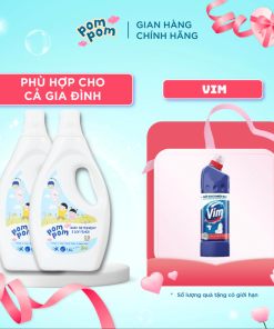 [combo Chai 1.6l] – Dành Cho Cả Nhà – Gel Giặt Xả 2in1″lành” – Sạch Sâu Vết Bẩn – Dưỡng Mới Vải – Lưu Hương Tích Hợp Kháng Khuẩn An Toàn Cho đồ Lót