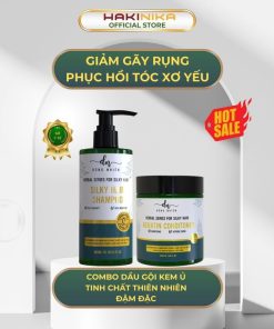 Combo Dầu Gội Giảm Rụng Tóc Và Kem ủ Tóc Phục Hồi, Giảm Hư Tổn Xơ Rối Tinh Chất Thiên Nhiên đậm đặc Herbal Dongnhien